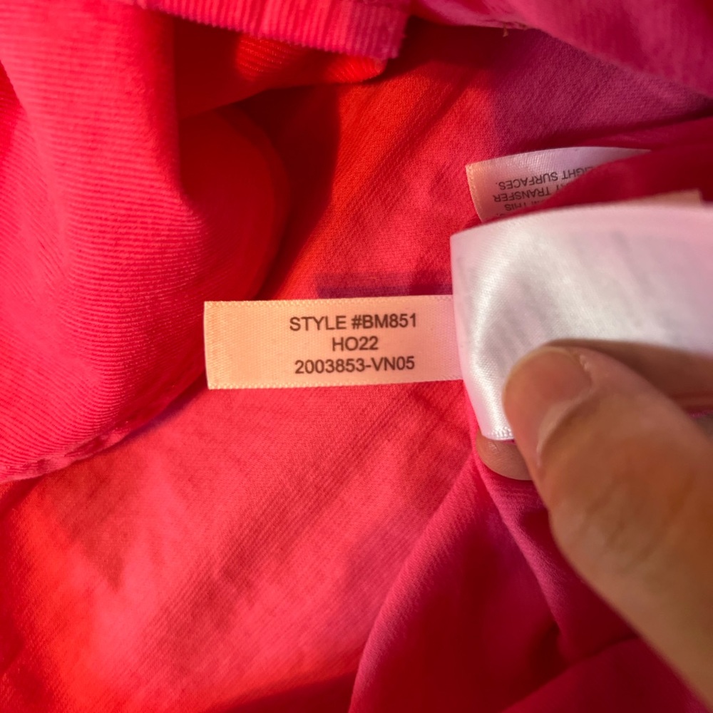 J. Crew Classic-fit ruffleneck Pink shirt in corduroy size 4 - Picture 6 of 15